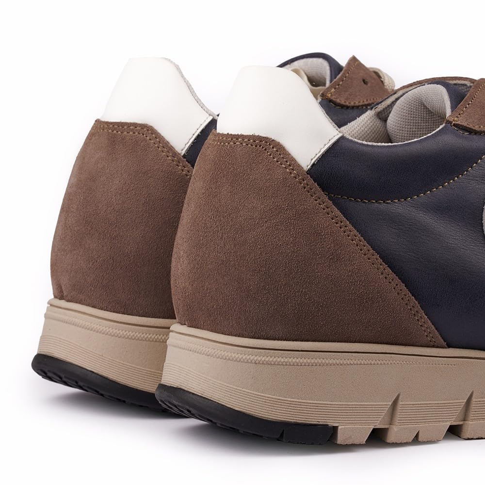 Scarpe da Uomo con Rialzo Aumenta in Modo Invisibile la Tua Altezza Fino a 7 cm. Modello Verona