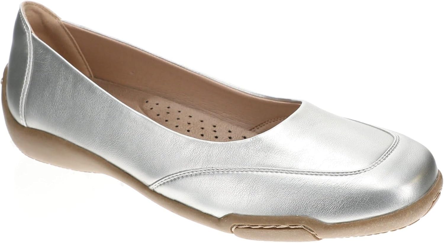 ARRAY Women's Cascade Two-Tone Comfort Flat with Rubber Sole
