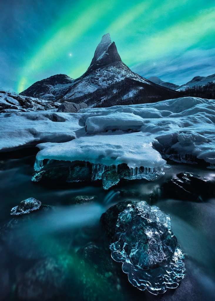 Ravensburger Puzzle 1000 Pezzi, Aurora Boreale - Norvegia, Collezione Paesaggi & Foto, Puzzle Aurora Boreale, Puzzle per Adulti, Puzzle Ravensburger - Stampa di Alta Qualità