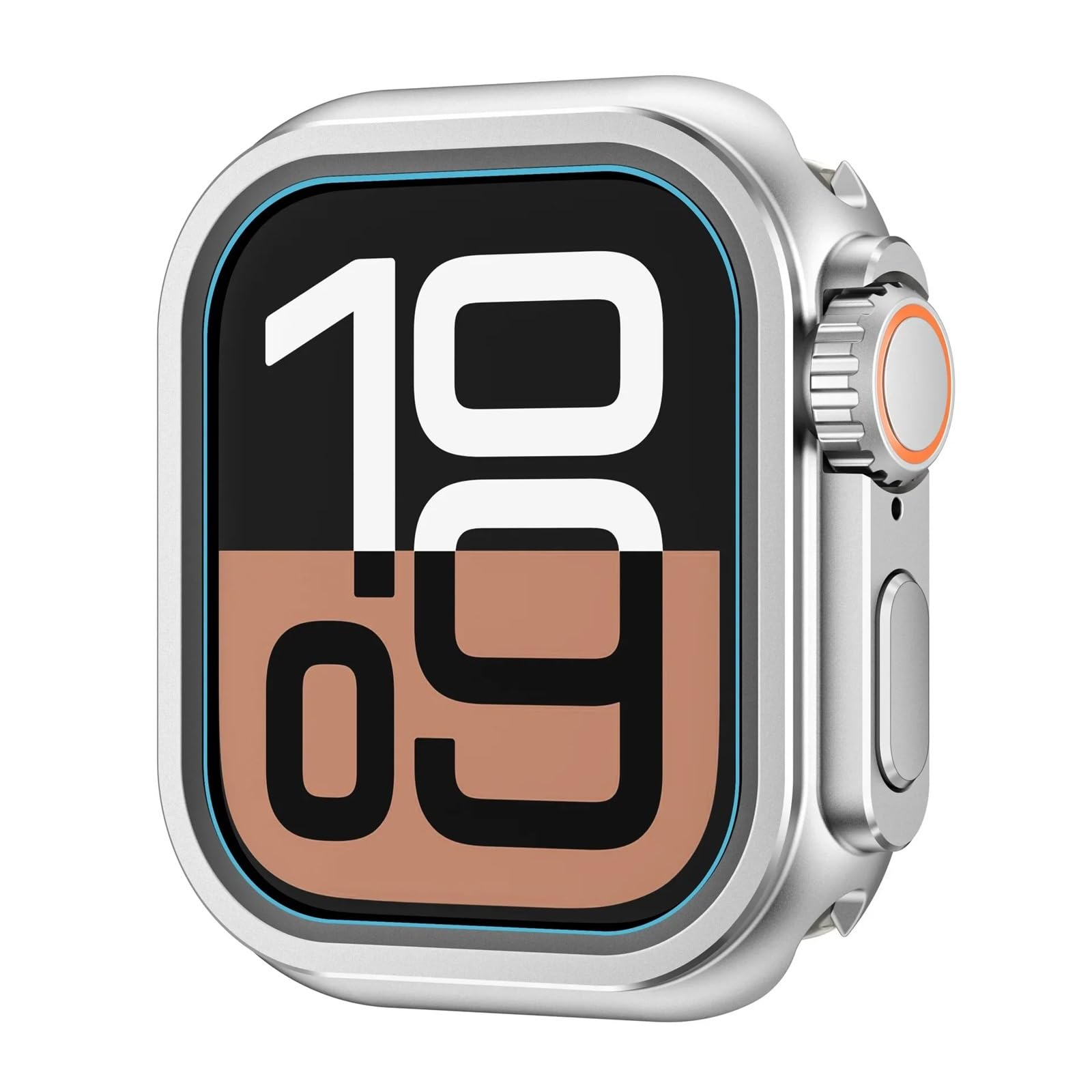 SAAWEE Funda de protección de Metal para Apple Watch 46mm 45mm 44mm funda protectora de marco para iWatch Series 10 9 8 7 6 5 SE cambiar a Ultra 2 49mm