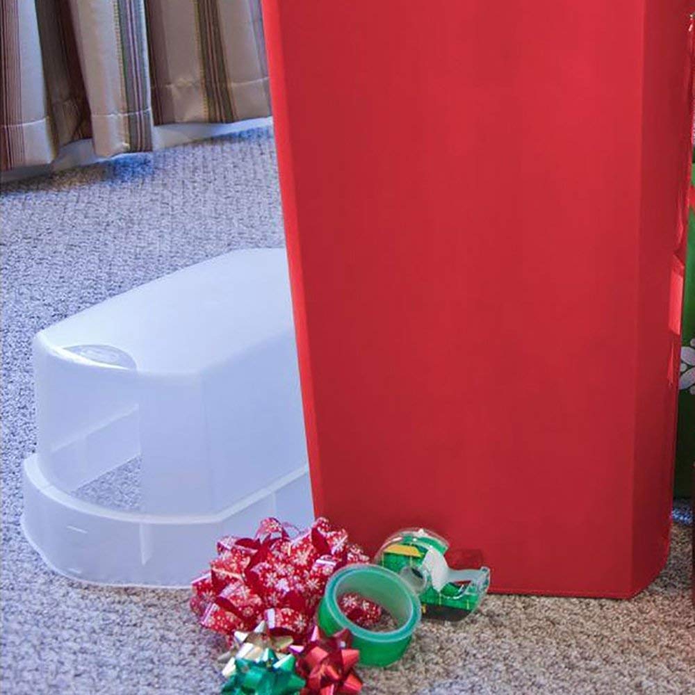 sterilite 30 inch holiday gift wrapping paper storage box with lid