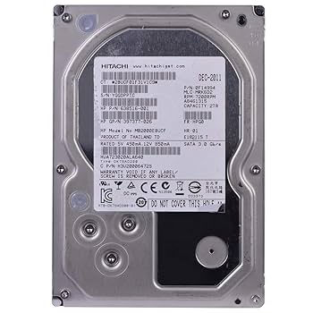 内蔵型ハードディスクドライブ Hitachi/HGST HDS723020BLE640 3.5 HDD 2TB 内蔵型ハードディスクドライブ Hitachi/HGST HDS723020BLE640