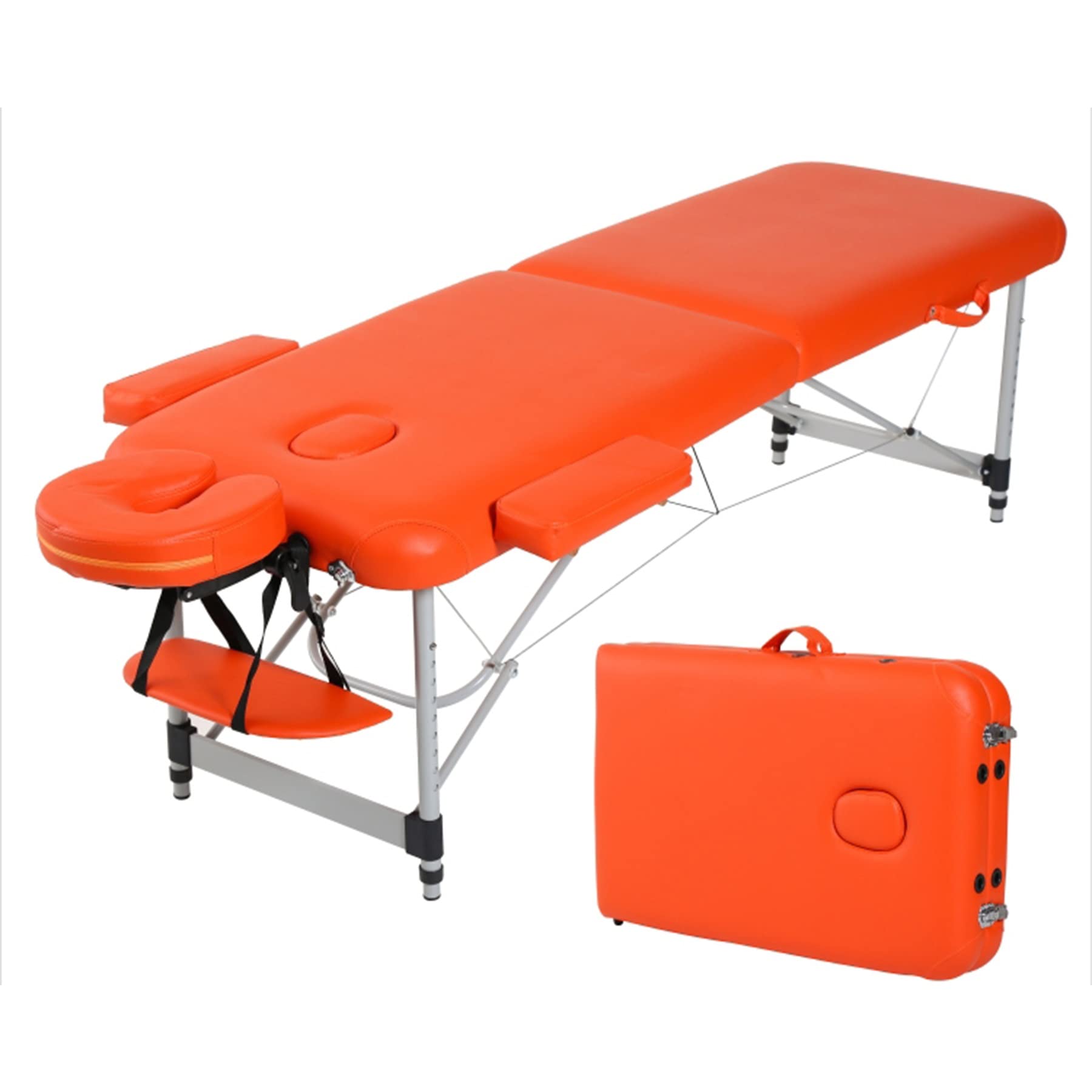 Buy PSHH Orange Massage Tables Portable Professional, Bifold