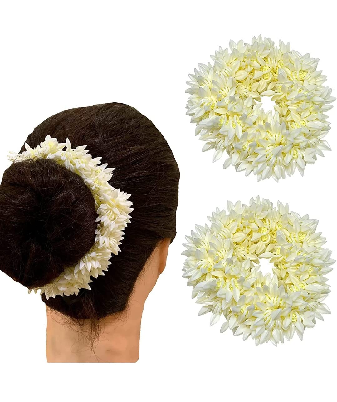 See full amazon price history chart for Adilish Fashion Mogra White Gajra Bun Gajra Hair Accessories Rubber Band for Women (Pack of 2) (White). Adilish Fashion Mogra White Gajra Bun Gajra Hair Accessories Rubber Band for Women (Pack of 2) (White). (B0BNFMXYKD) Amazon Price History, Amazon Price Tracker