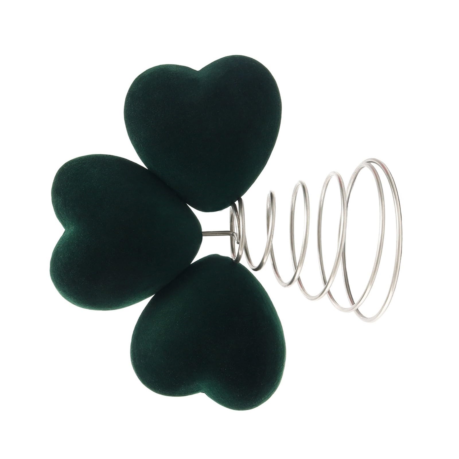 Carotoe Flocking Polyester Shamrocks Tree Toppers For Holiday Party Safe Pet Patrick ' S Day Decors Accessory