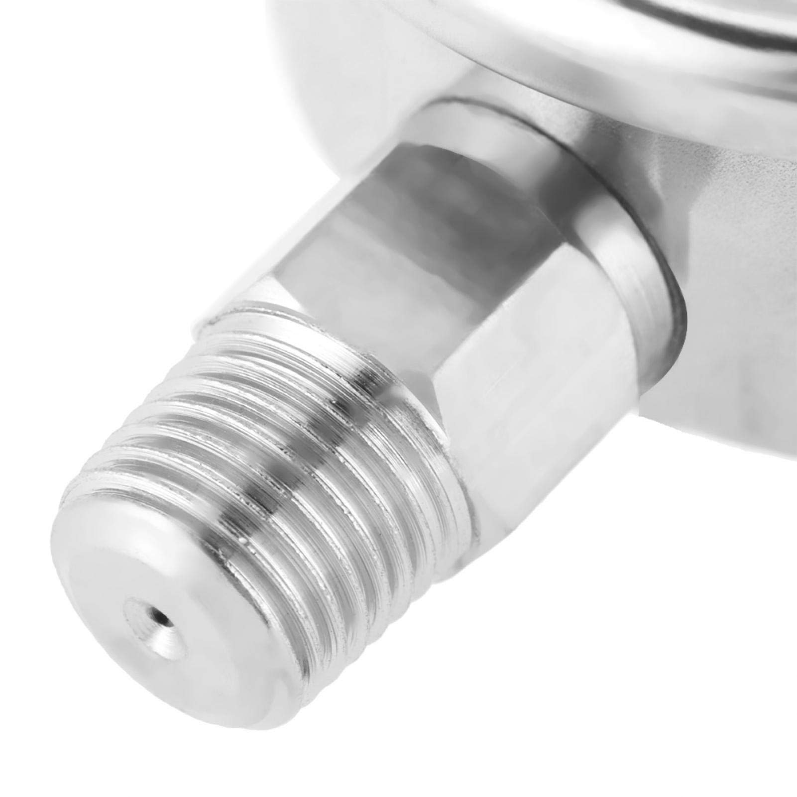 Manometro per Pressione dell'Aria, manometro per Pressione idraulica, 0-60 Bar 0-6 MPa 1/4" NPT 60 mm quadrante manometro per Pressione dell'Acqua idraulica