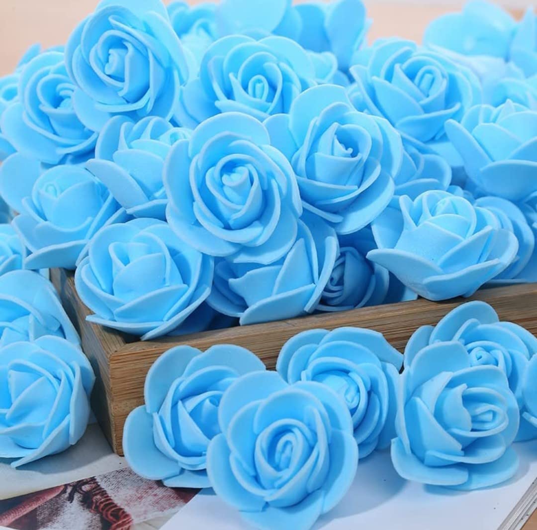 Pink Foam Flowers - Decorative Artificial Flowers -17