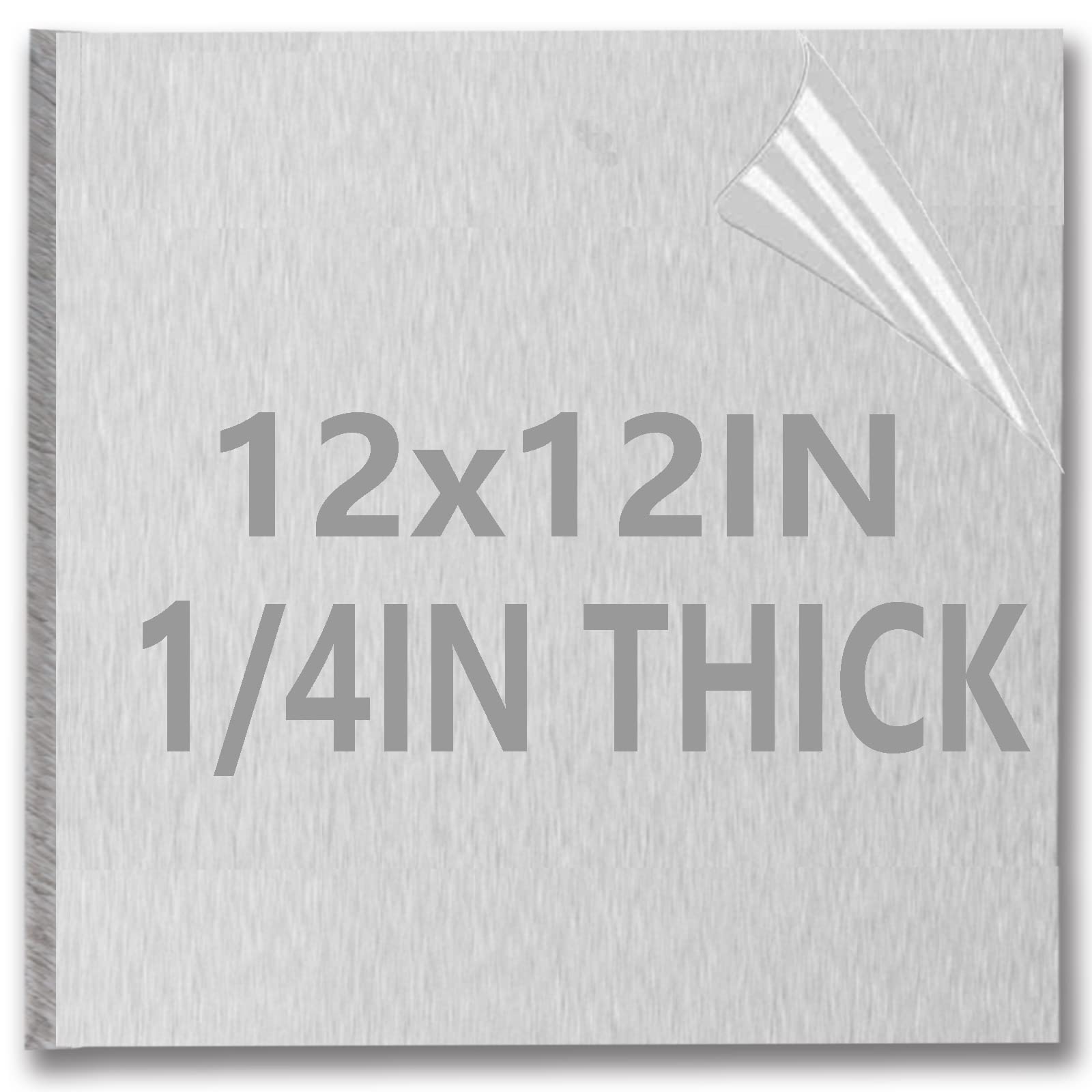 1/4" Aluminum Sheet Plate - 6" x 12" -8 1/4" Aluminum Sheet Plate - 6" x 12" -8