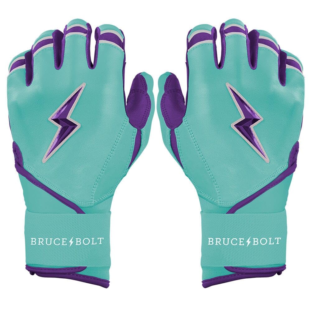 BRUCE BOLT Signature Series Long Cuff Batting Gloves - Pro-Athlete Collection - Adult &amp; Youth Sizes