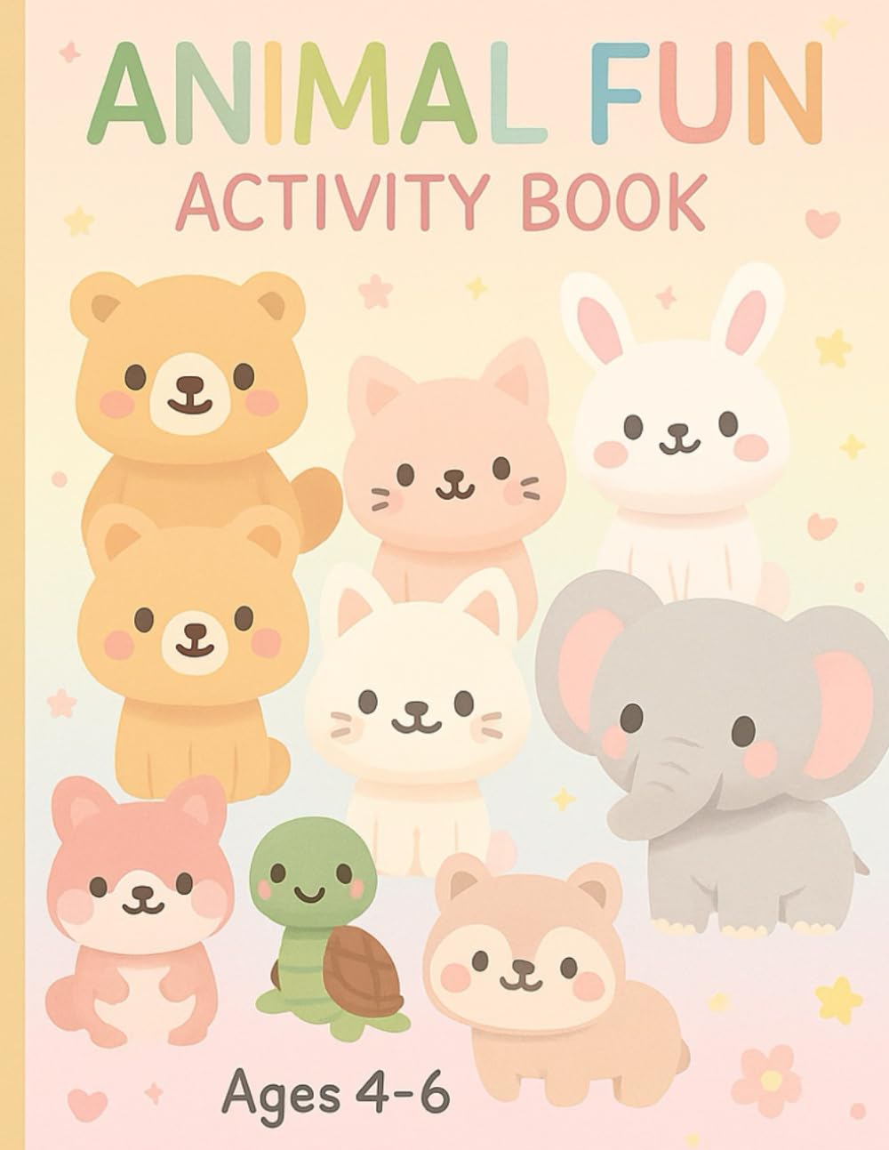 Animal Fun Activity Book – Ages 4–6