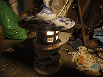 有田焼 灯籠 焼き物 インテリア Amazon.co.jp: 有田焼 染付山水画 置き