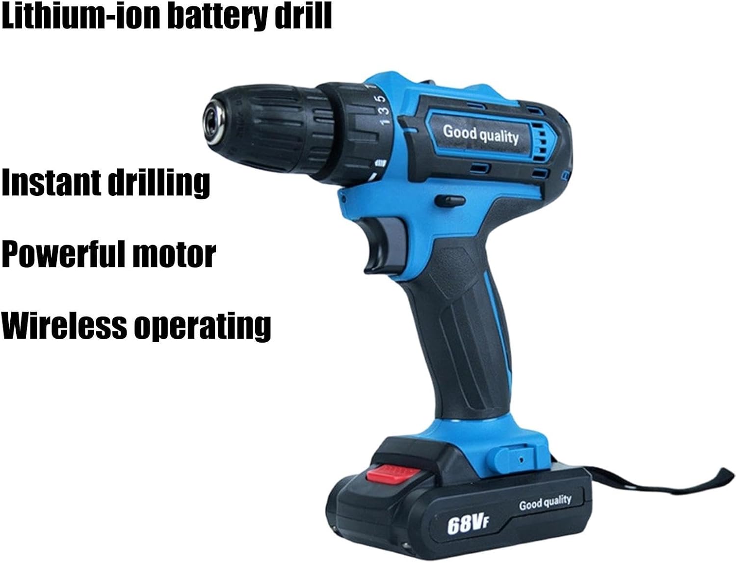 Drill Set,21V Brushless 2-Speed Rechargeable Drilling Tool,Electric Drill Cordless with Driver Bit | for Men Home Repair Shop Woodworking Construction