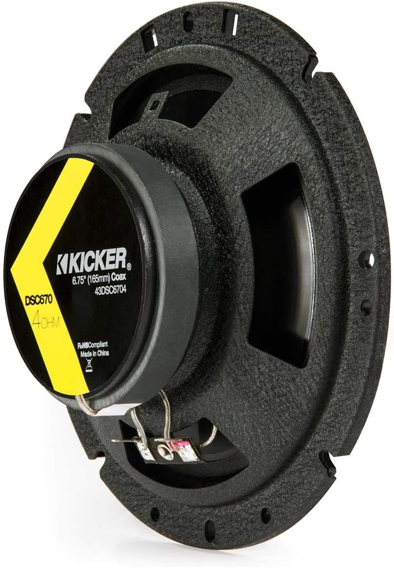 Malita VW Polo Amélioration du Haut-Parleur de la Porte arrière Haut-parleurs Kicker 6.5" 17cm + Adaptateur Pods 240W
