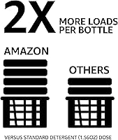 Vista 4 de Yaxa Basics Detergente líquido concentrado para la ropa, lino limpio, 110 cargas, 82.5 onzas líquidas (anteriormente Solimo)