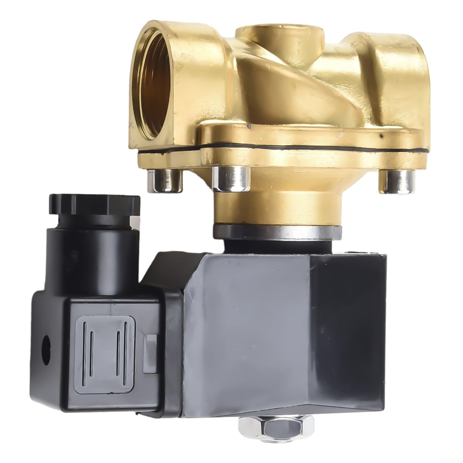Électrovanne en laiton AC 220 V 3/4 normalement fermée 10 bars à action directe avec une durée de vie améliorée pour divers liquides