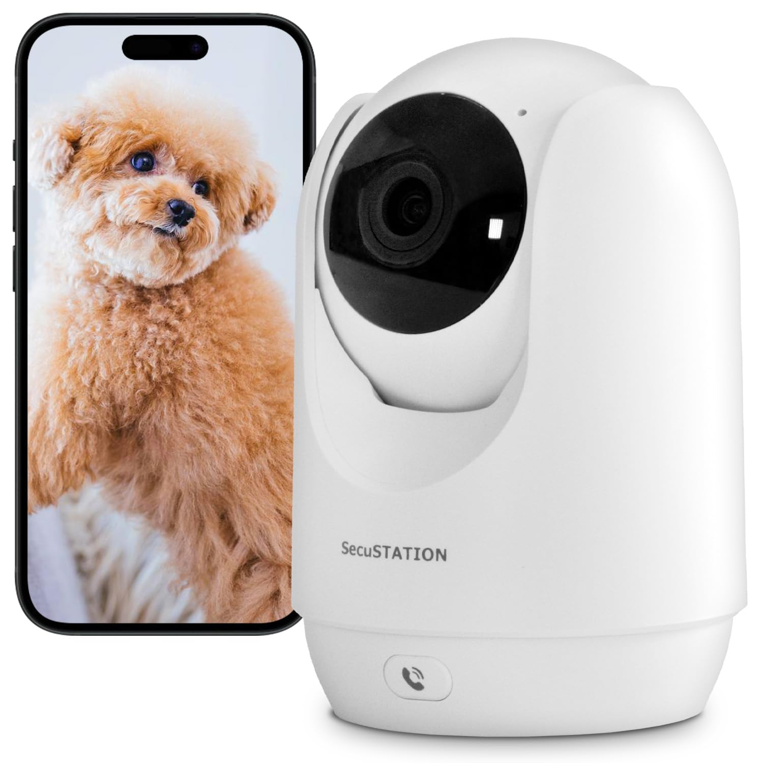 Anker 防犯カメラ 見守りカメラ ペットカメラ Amazon.co.jp: Anker Eufy IndoorCam 2K Pan & Tilt（見守り