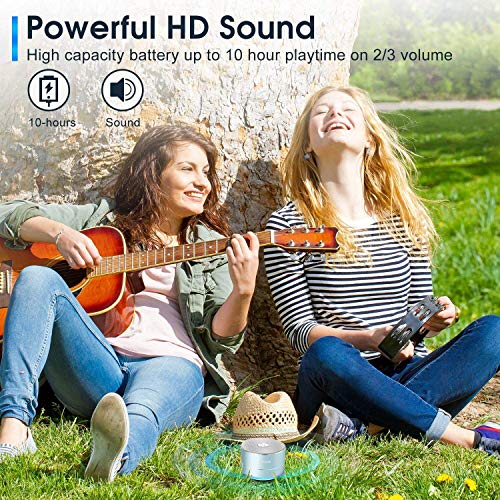 Image of LENRUE Bluetooth Speaker,Small Portable Speakers,Mini Wireless Speaker with 5W Clear Sound,15H Playback Time,Gift for Men /Women /Kids /Boys /Girls,Home and Outdoor Activities