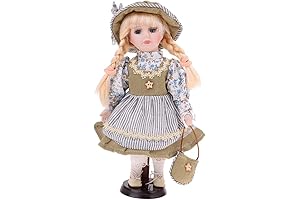 30CM Porcelain Miniatures: Classic Victorian Elegance for Home Décor and Play