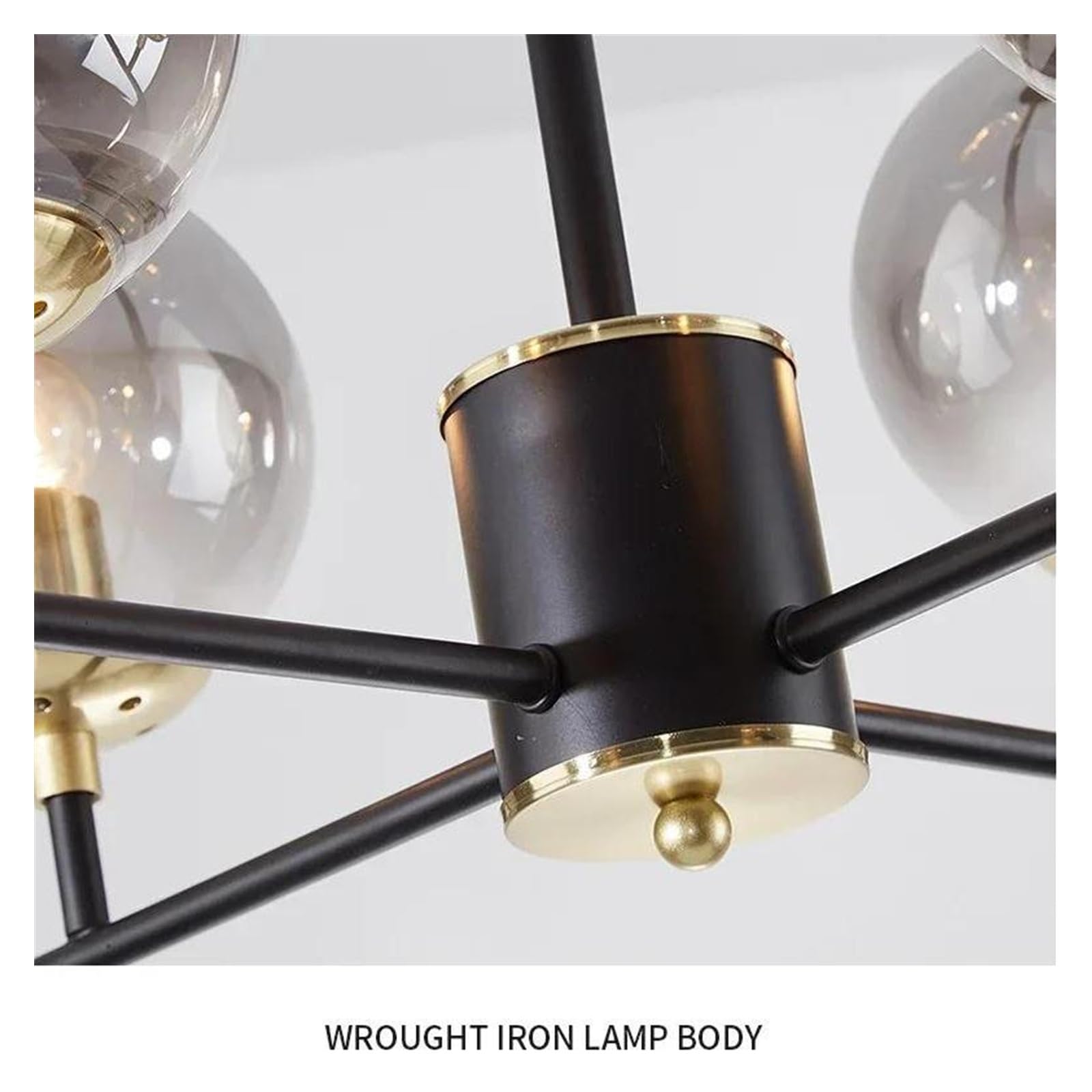 Genérico Lámparas de araña, Lámpara colgante moderna con bola de cristal LED for sala estar, comedor, cocina, dormitorio, decoración del hogar(10Heads)