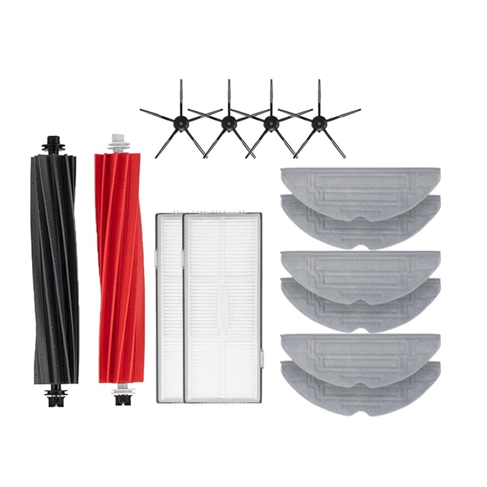 PORRSYDCD Vacuum Bags Mop Choth Side Brush Filter，Compatible With Roborock S8 S8 Pro Ultra S8+ Replaceable Robot Vacuum Cleaner Spare Parts(14pcs)