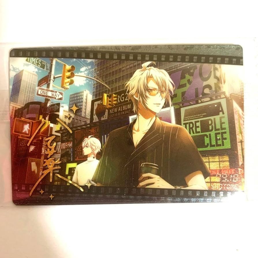 アイドリッシュセブン 八乙女楽 ウエハース メタル 箔 カード 21