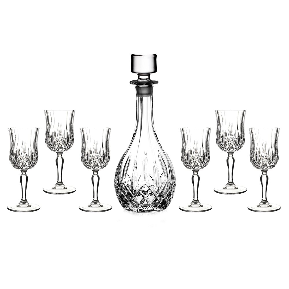 Lorren Home Trends RCR Opera Weinset 7-teilig: Kristall, Weinglas, Weingläser-Set, 170 ml