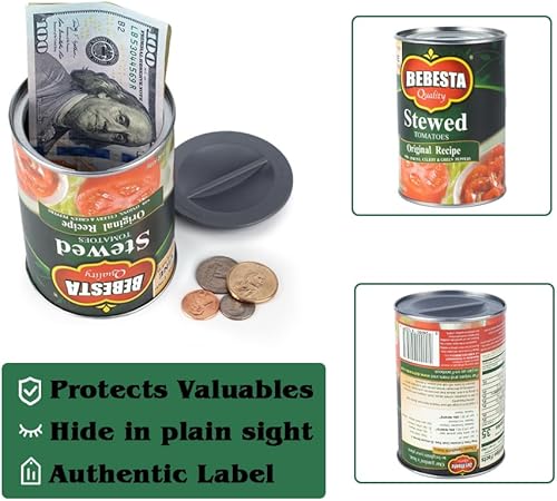 Miniatura 6 de Cajas fuertes para latas falsas Diversion Secret Stash Safes (rojo)