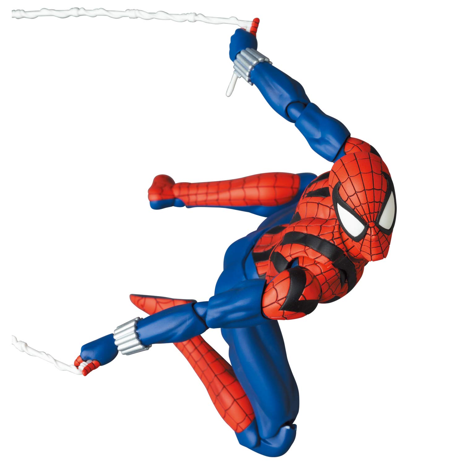 Medicom Toy Mafex No.143 Spider-Man (BEN REILLY) Figura de acción pintada de Spider-Man Ben Riley Comic, altura total aprox. 6,1 pulgadas (155 mm)