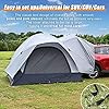 TOMOUNT SUV Tent Family Camp Car Tent, 300 x 300 x 210 cm, Universal 4 Person Vehicle with Waterproof Rainfly, Suitable Family Camping Traveling Outdoor Activities