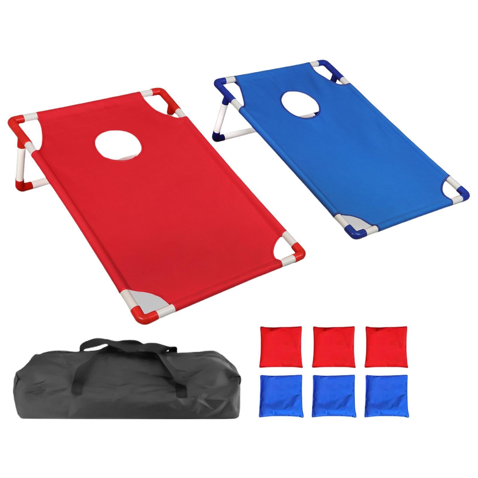 Cornhole Juego Infantil - Tabla Plegable Con 8 Bolsas | Lanzamiento