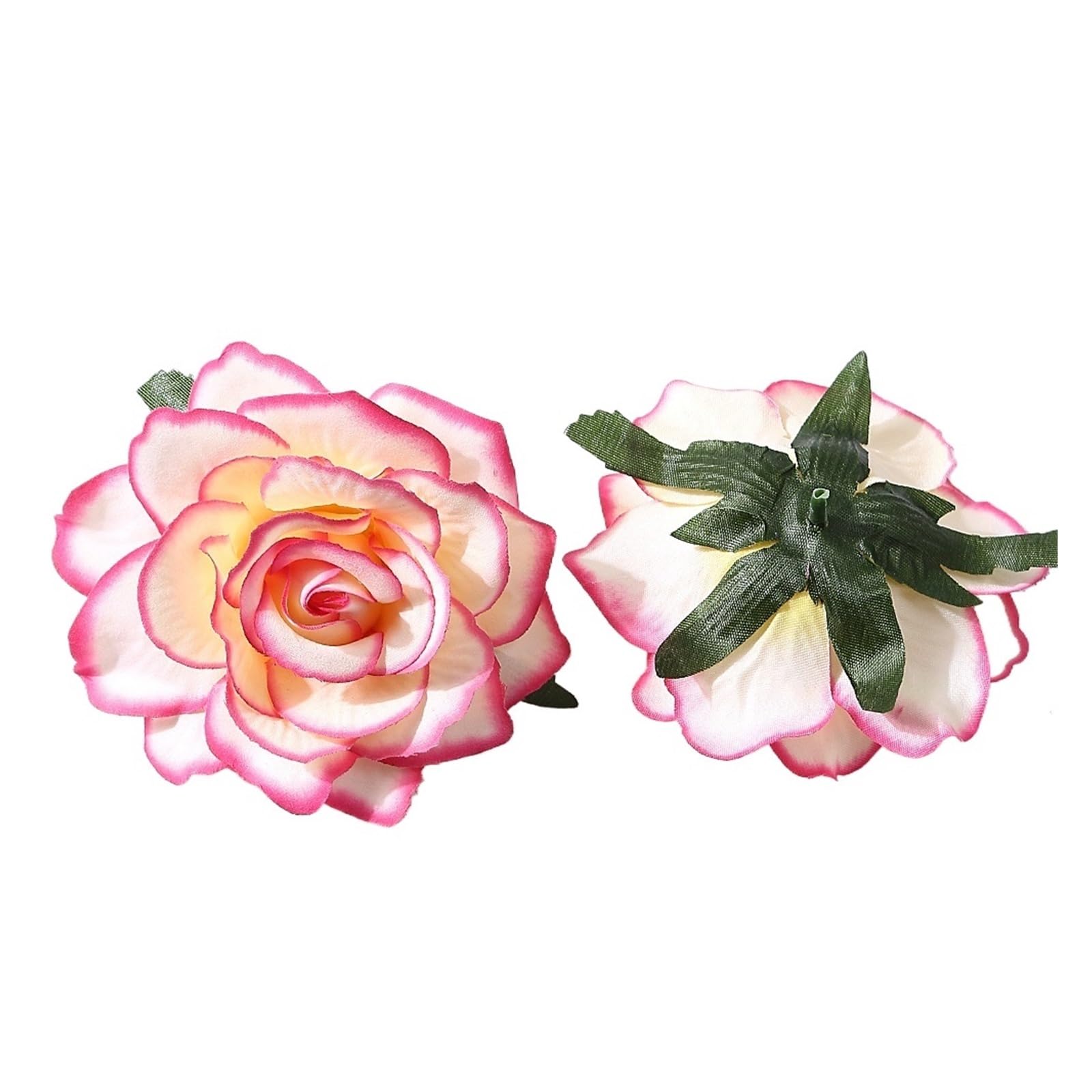 Casetlong 5Pcs 10cm Artificial Flowers Heads Silk Fake For Home Decor Marriage Wedding Decoration DIY Garland Accessories(Black)