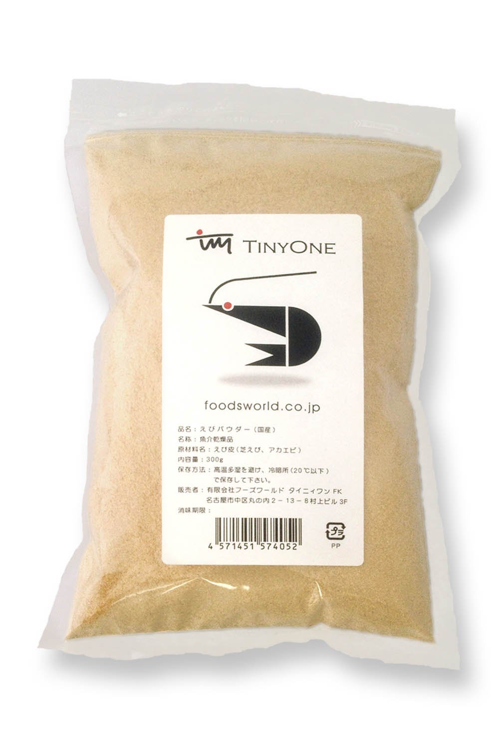 Amazon | えびパウダー 300g【チャック付パウチ入り】 | タイニィワン