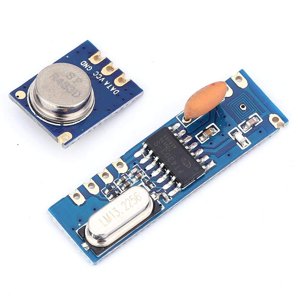 VOBOR STX882 + SRX882 + 433MHz Federantenne Ask Wireless Transceiver Receiver Modul Kombination (STX882+SRX882)