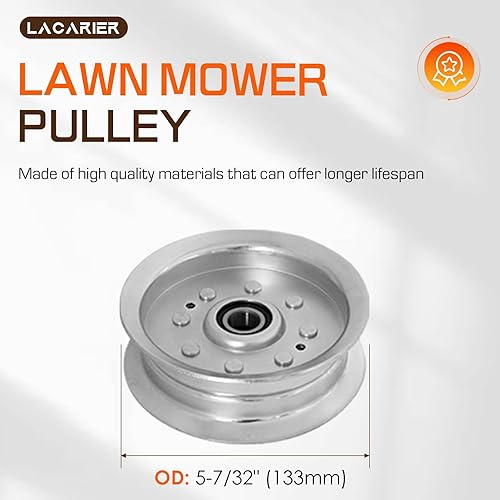 Miniatura 7 de Kit de reconstrucción de cubierta para modelos Cub Cadet XT1-LT42 XT2-LX42 de 42 pulgadas, 2 conjuntos de husillo 618-06976, 2 cuchillas