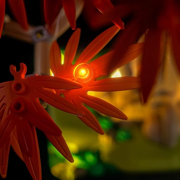 Led Licht Set Kompatibel mit Lego 10348 Japanese Red Maple Bonsai Tree (Kein Modell), Dekorationsbeleuchtungsset Compatible with Lego Japanese Red Maple Bonsai Tree Kreative Spielzeug - 5