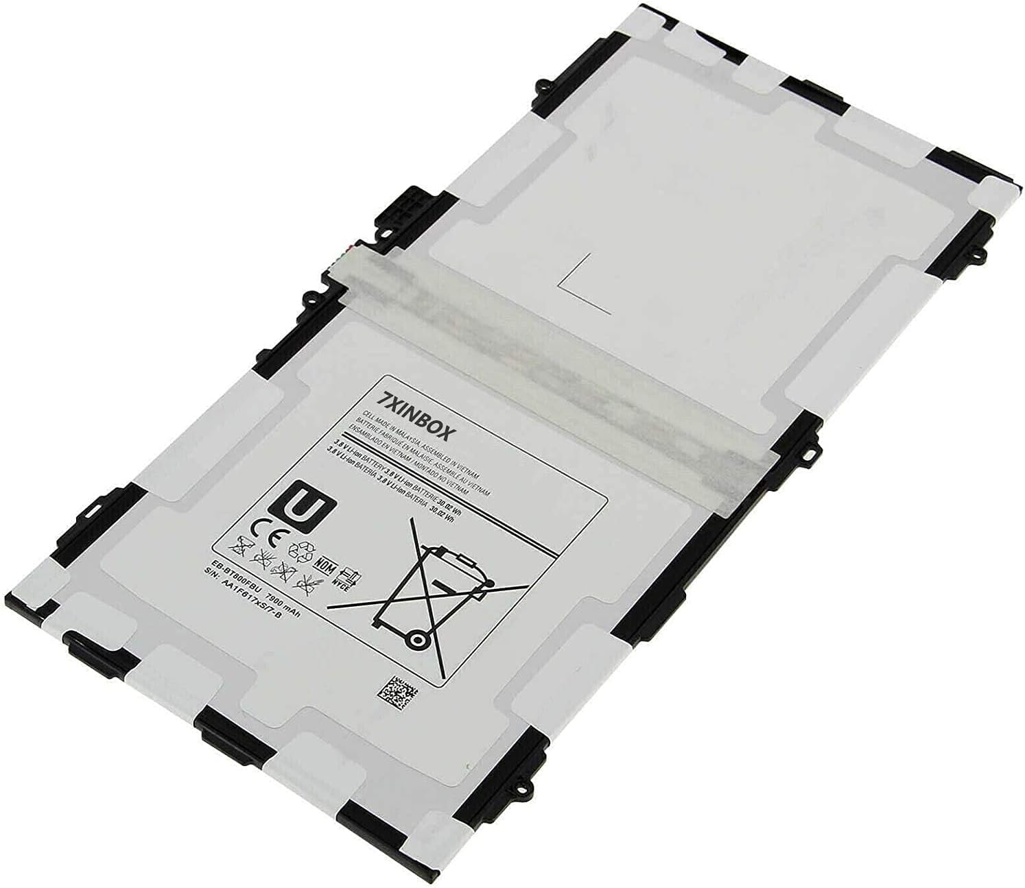 3.8V 7900mAh EB-BT800FBU Replacement Laptop Battery for Samsung Galaxy Tab S 10.5 SM-T800 SM-T801 SM-T805 SM-T807 SM-T807A SM-T807P EB-BT800FBC EB-BT800FBE EB-BT800FBJ EB-BT800FBK