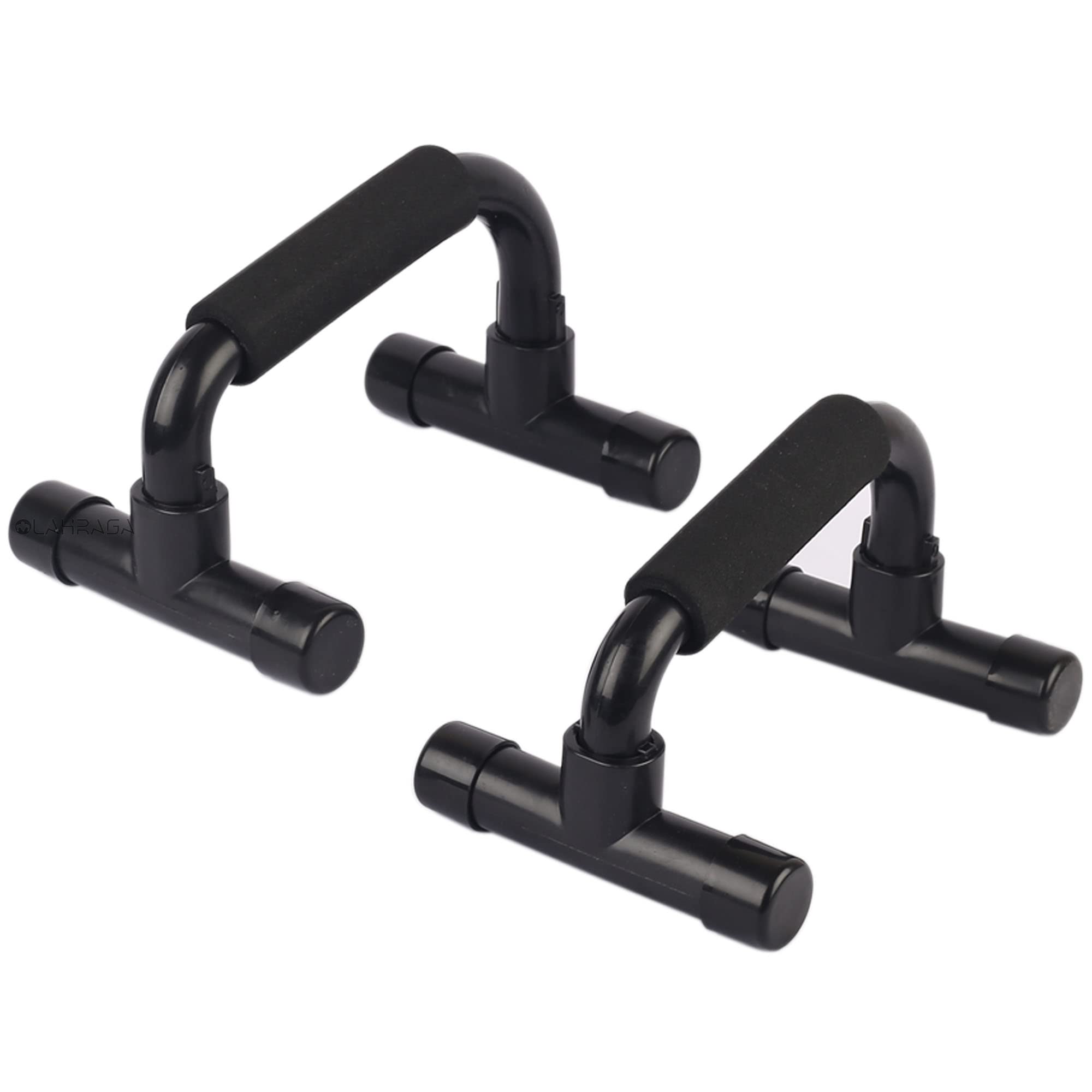 OLAHRAGA foam grip home gym push up stand home workout and exercise for men and women (PUSH UP BAR(BLACK))