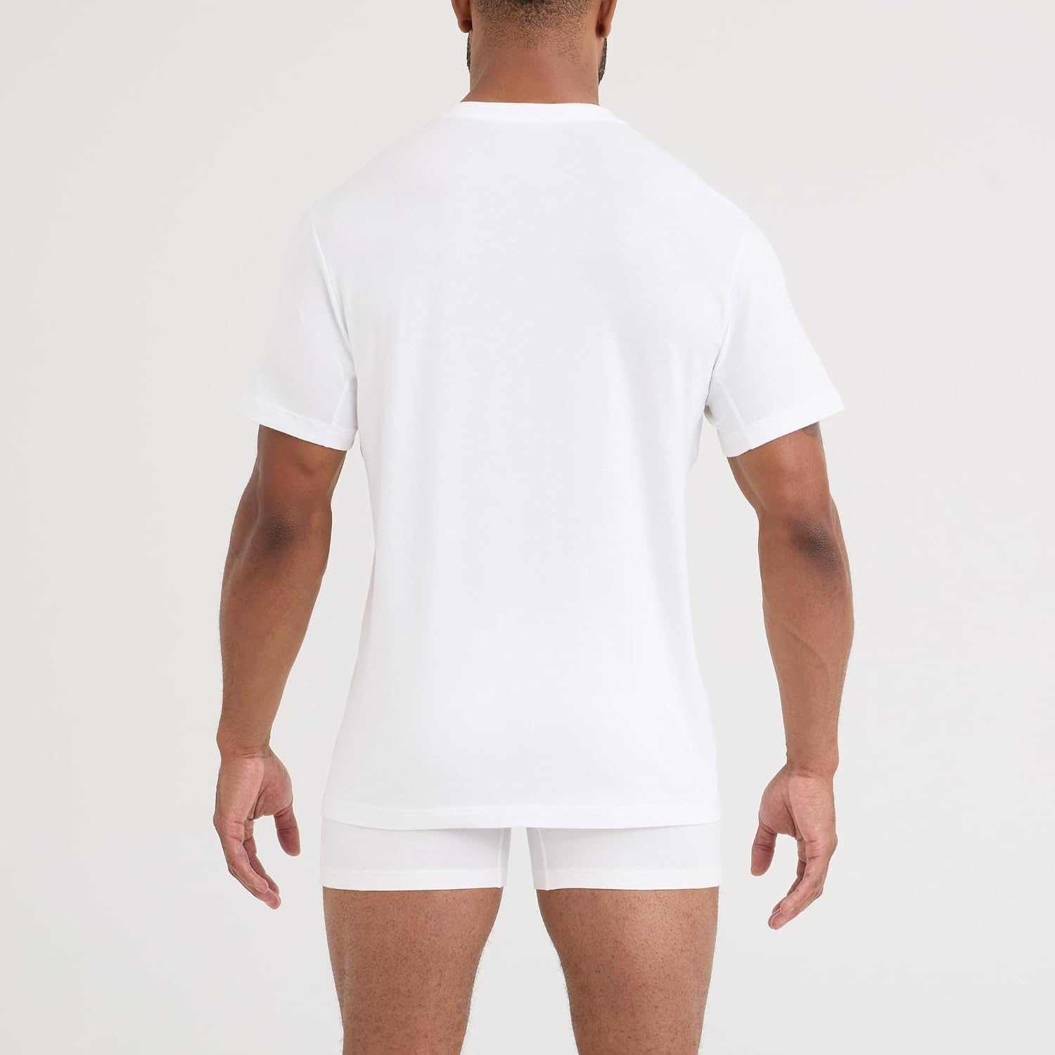 SAXX Underwear Co. Men's DropTemp Dry Cotton V-Neck Undershirt 2-Pack