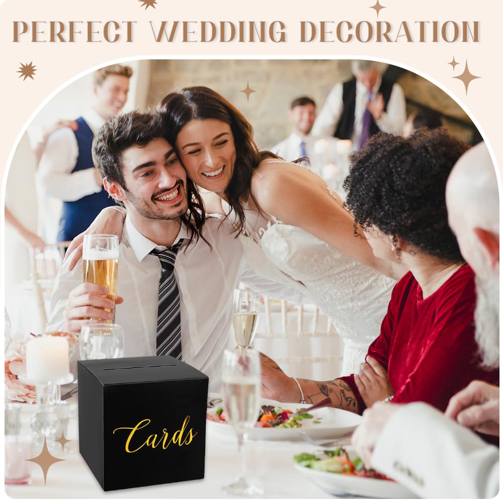 Boîte à Cartes De Mariage Moderne Avec Fente, Tirelire, Enveloppe, Carte- Cadeau, Anniversaire, Fête PréChristophe, Remise De Diplôme, événement De Réception