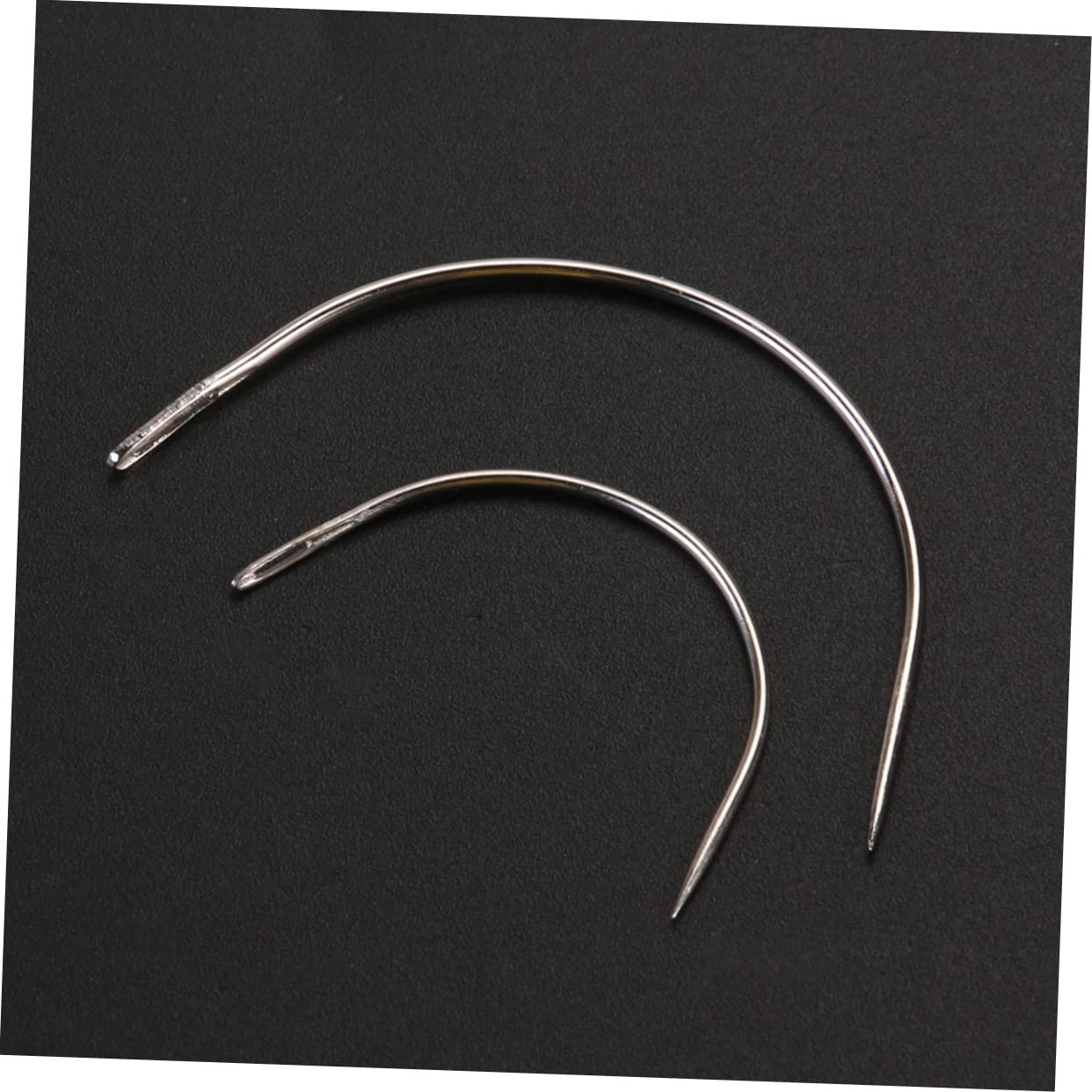 IWOWHERO Essential Hand Sewing Tools Set Stainless Steel Leather Sewing Needles Thread Thimbles