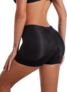 Women's Padded Seamless Shapewear Panties Butt Lifter Hip Enhancer Underwear Shaper Shorts Removeable Pads XXS-XXL
