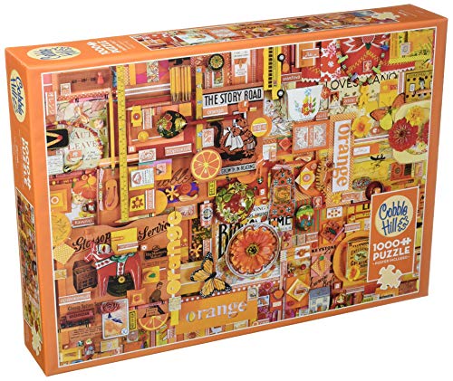 Preisvergleich Produktbild Cobblehill 80147 Orangen-Puzzle,, 1000 Teile
