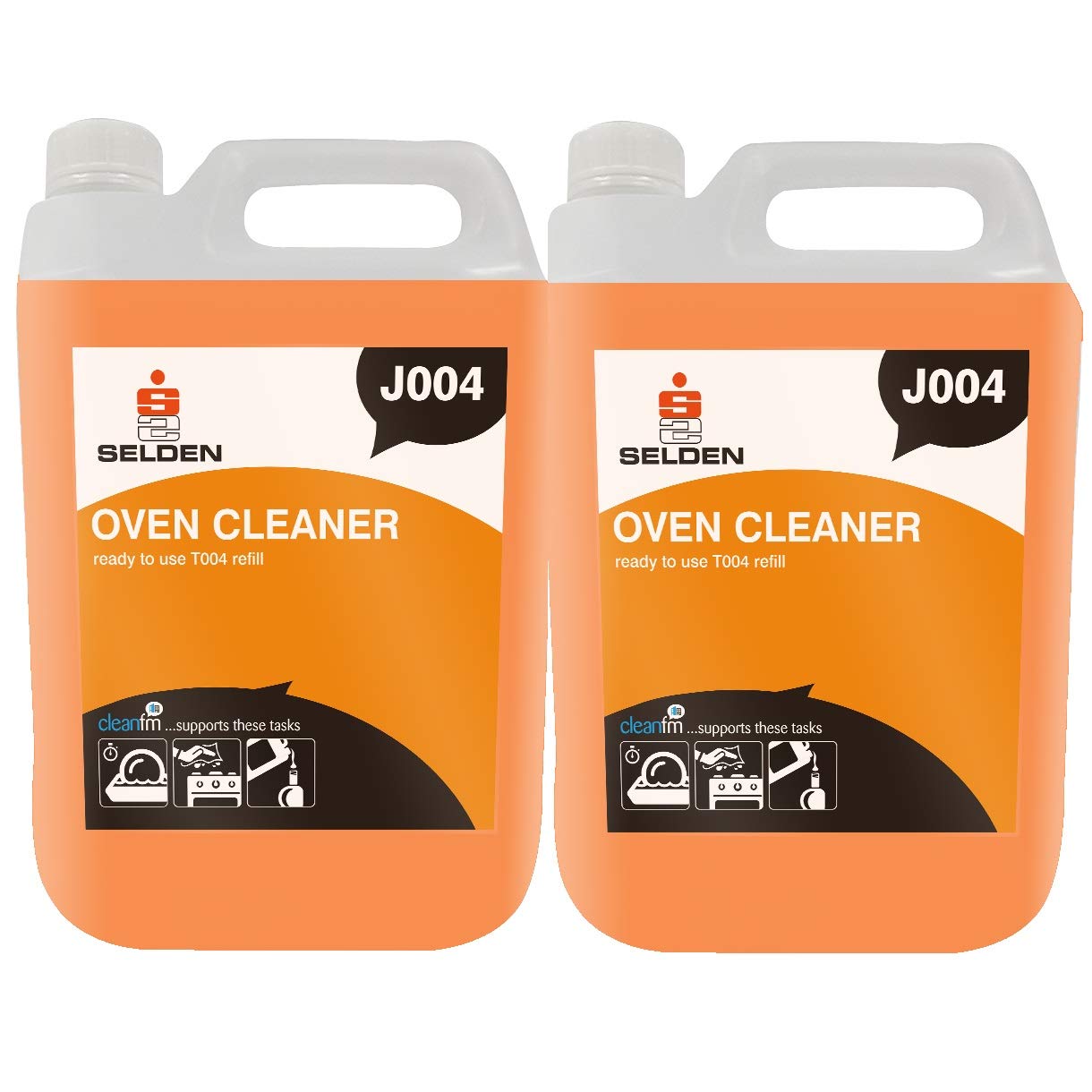 Selden J004 Oven Cleaner - Pack of 2 x 5 Litre