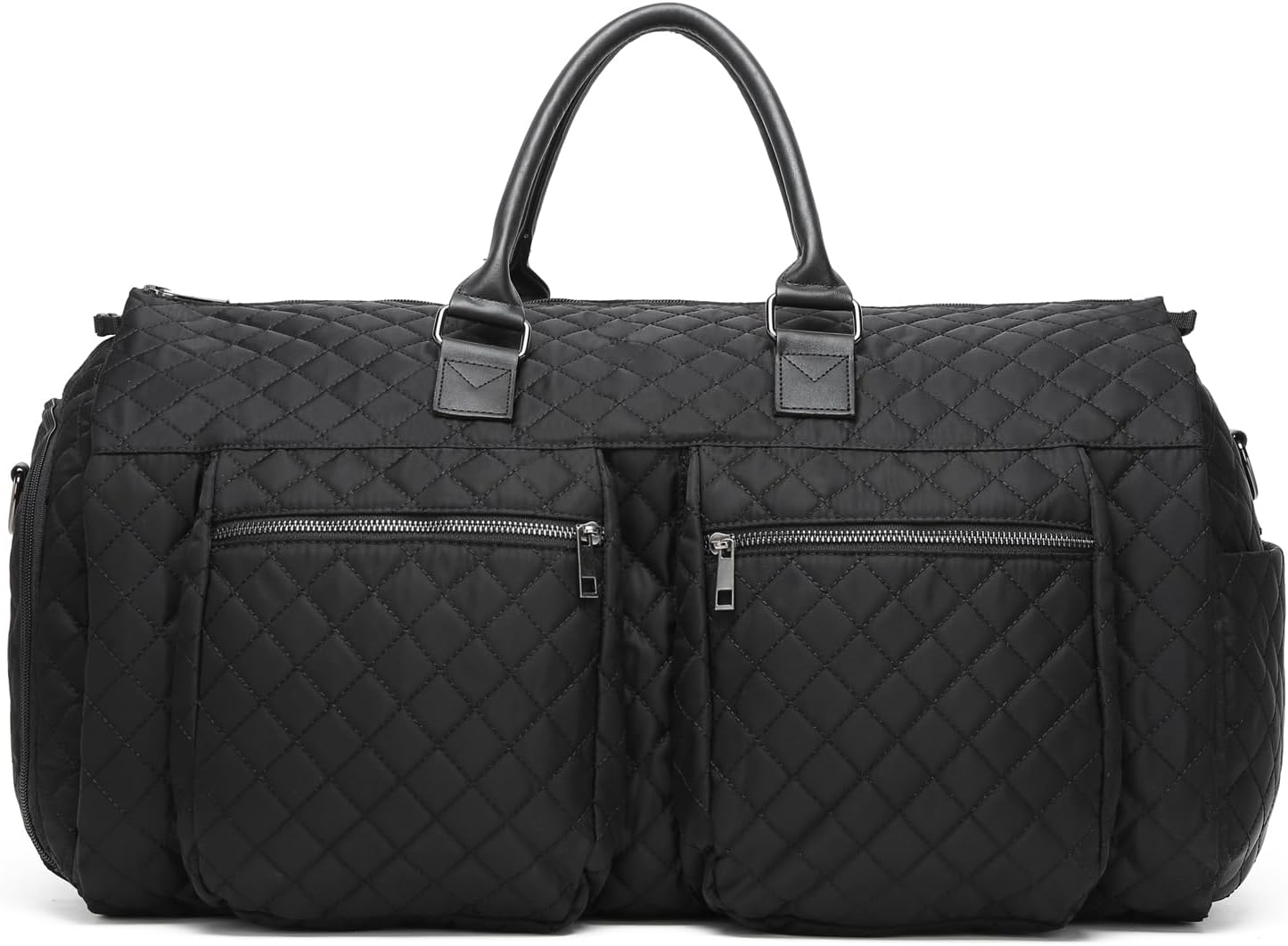 seyfocnia Convertible Carry on Garment Bag for Women, Garment Bags for Travel with Shoe Pouch 2 in 1 Hanging Suitcase Suit Bag for Women Travel Duffle Bag Garment Bag
