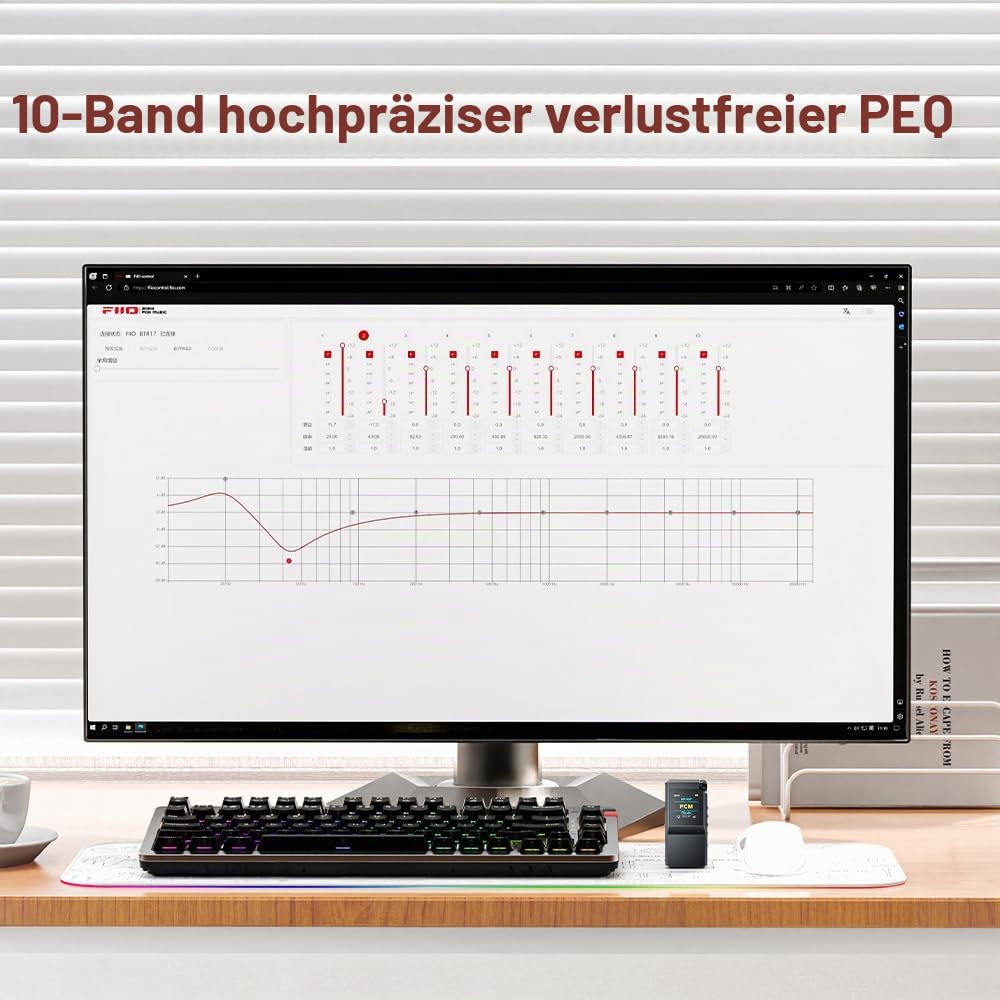 FiiO BTR17 Flagship Bluetooth-Kopfhörerverstärker (schwarz)