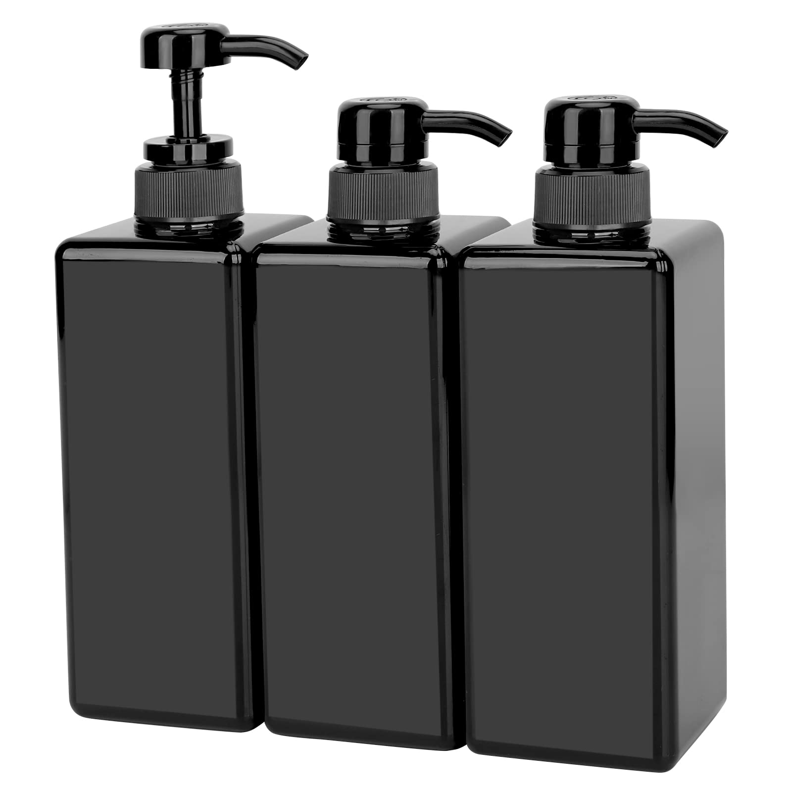 Photo 1 of SUREAM 650ml Plastic Pump Bottles - Black