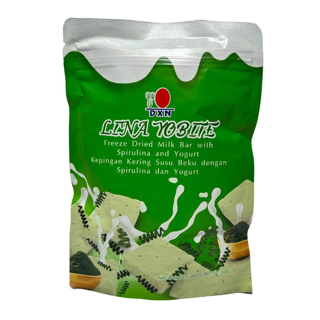 Lina Yobite - Cube de yaourt enrichie spiruline - 30g