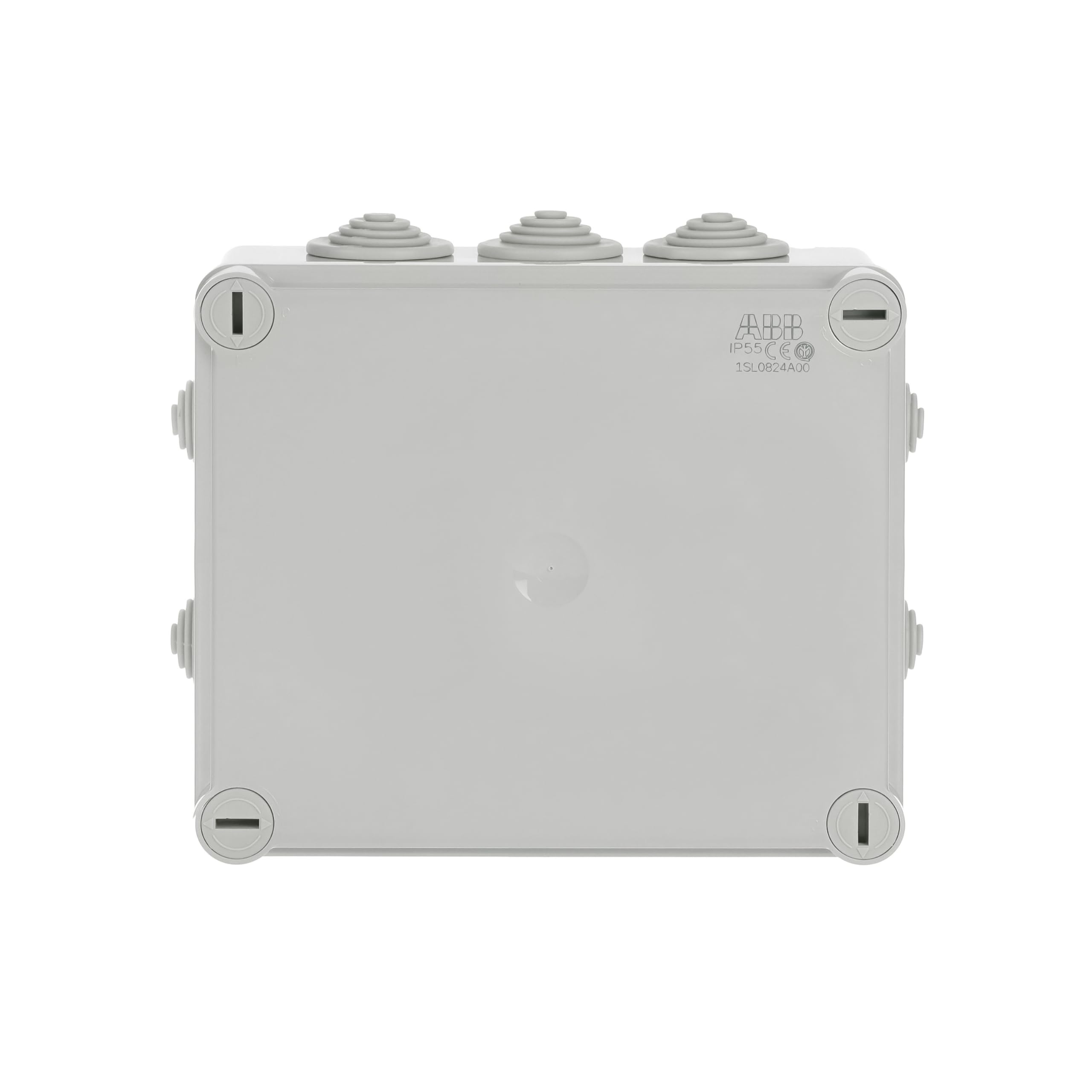 ABB ABB IP55 Junction Box • Waterproof Electric Cable Connector Unit • Cable Glands Included • Shockproof Adaptable Electric Box • Indoor/Outdoor Box • 160 x 135 x 85mm