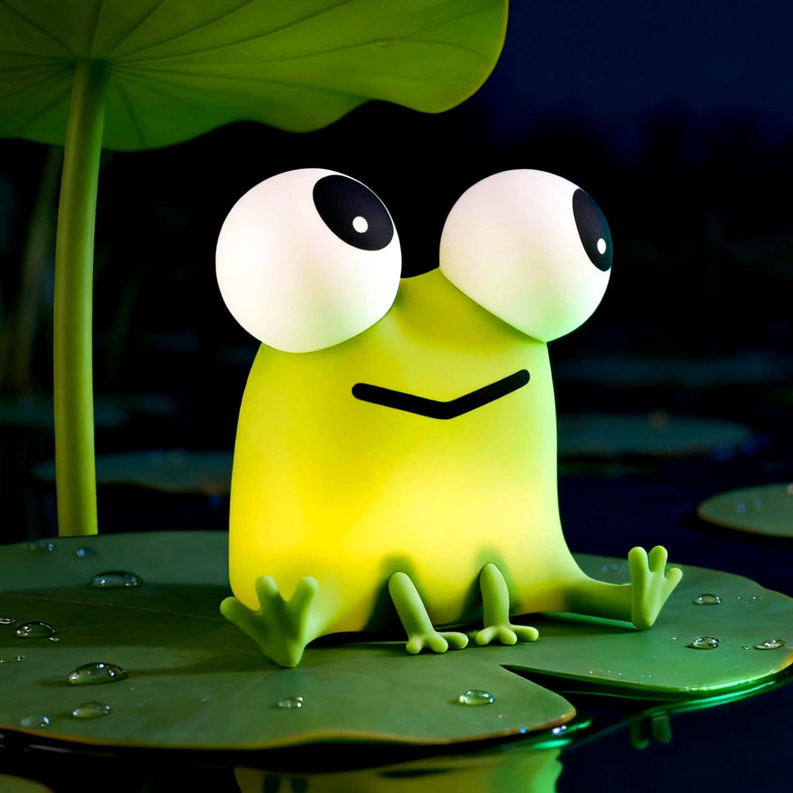 Frog Night Light for Kids Dimmable Silicone Night Light for Nursery Frog Lamp Suitable for Boys and Girls