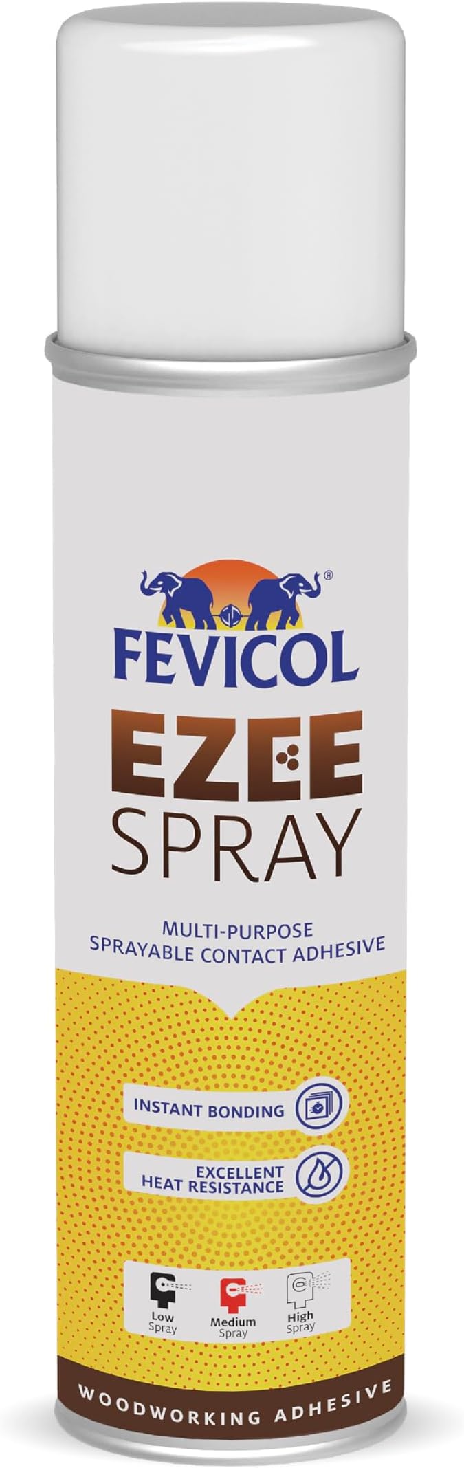 Ezee Spray, 383g DIY Multi-purpose Sprayable Contact Adhesive | Sets in 5 minutes | Easy to Use | Instant Bonding, Heat Resistant | Woodworking Adhesive